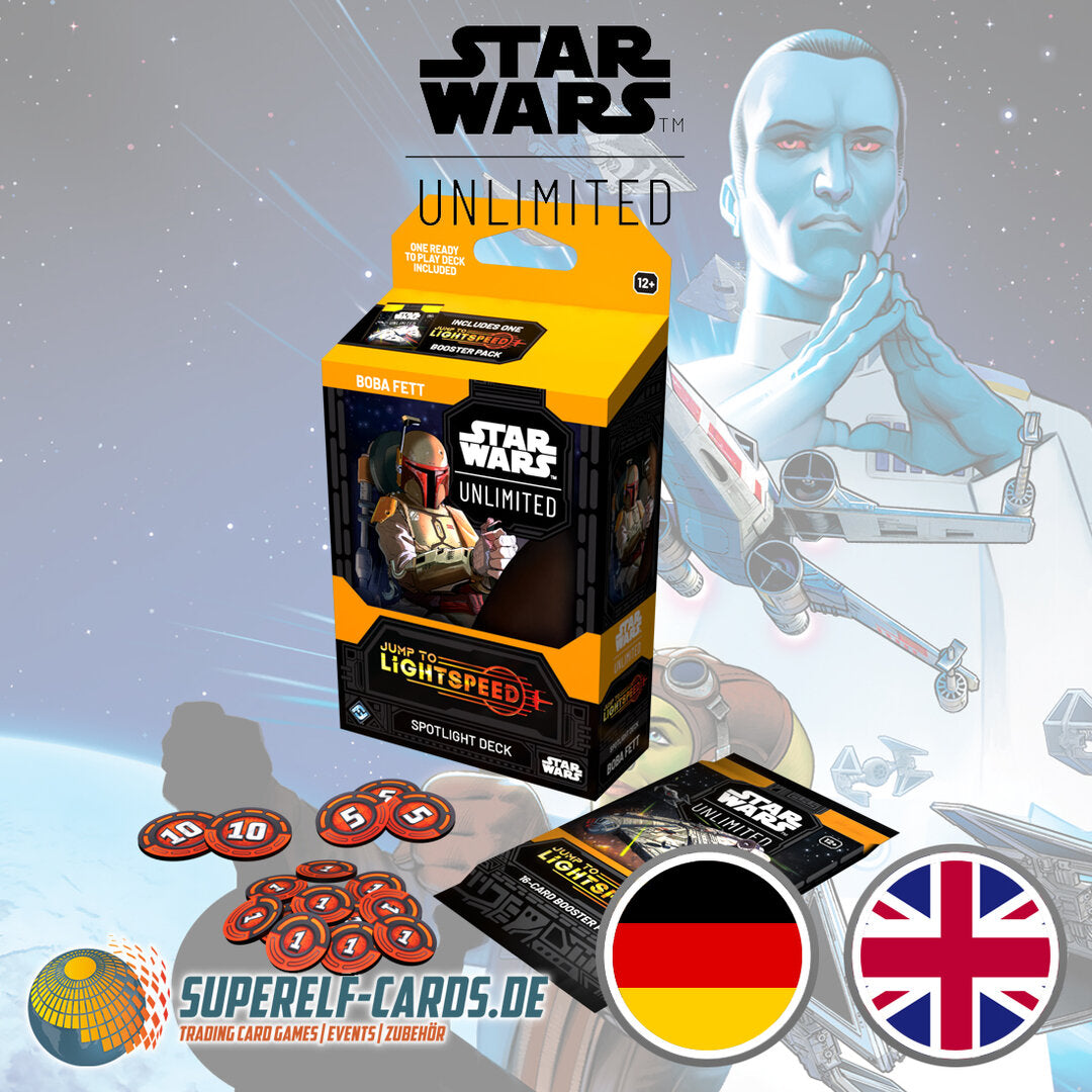 Star Wars: Unlimited - Umschalten auf Lichtgeschwindigkeit / Jump to Lightspeed - Spotlight-Deck: Boba Fett - DE / EN