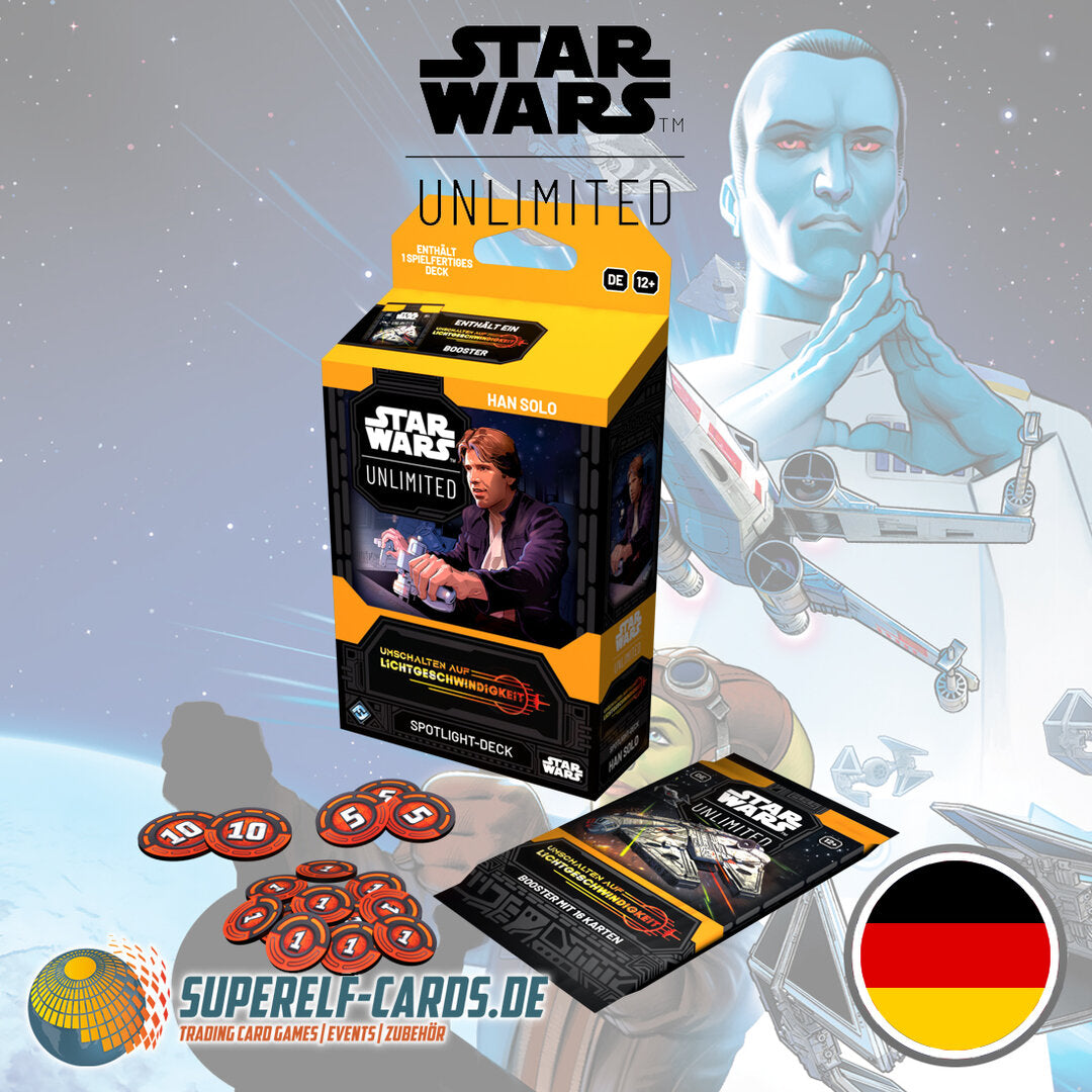 Star Wars: Unlimited - Umschalten auf Lichtgeschwindigkeit / Jump to Lightspeed - Spotlight-Deck: Han Solo - DE / EN