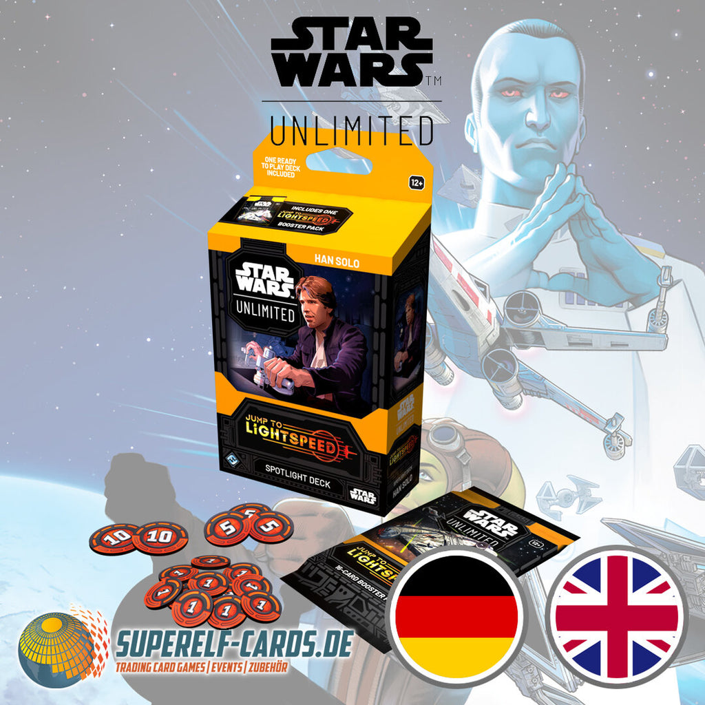 Star Wars: Unlimited - Umschalten auf Lichtgeschwindigkeit / Jump to Lightspeed - Spotlight-Deck: Han Solo - DE / EN