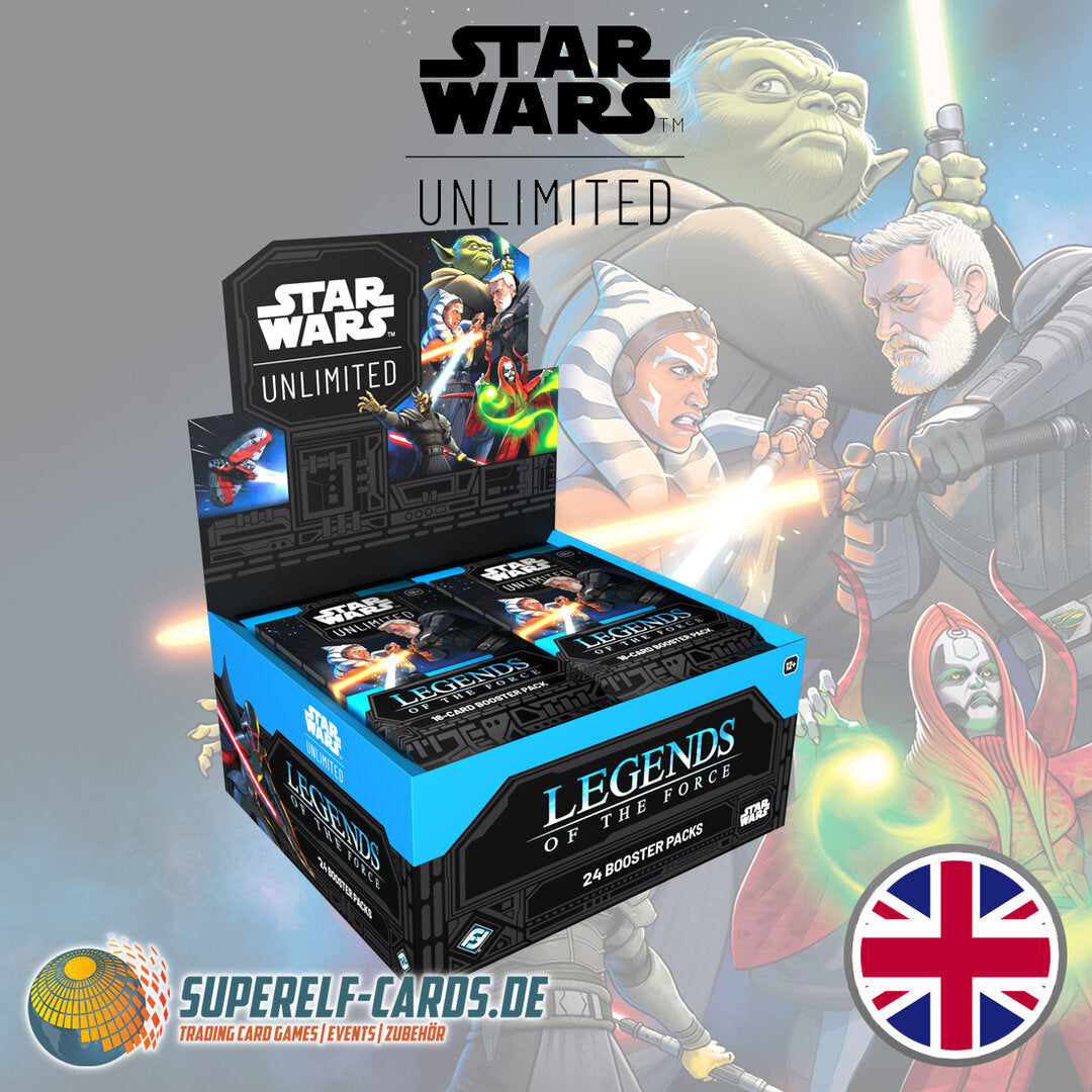 Star Wars: Unlimited - Legenden der Macht / Legends of the Force - Booster Display DE / EN