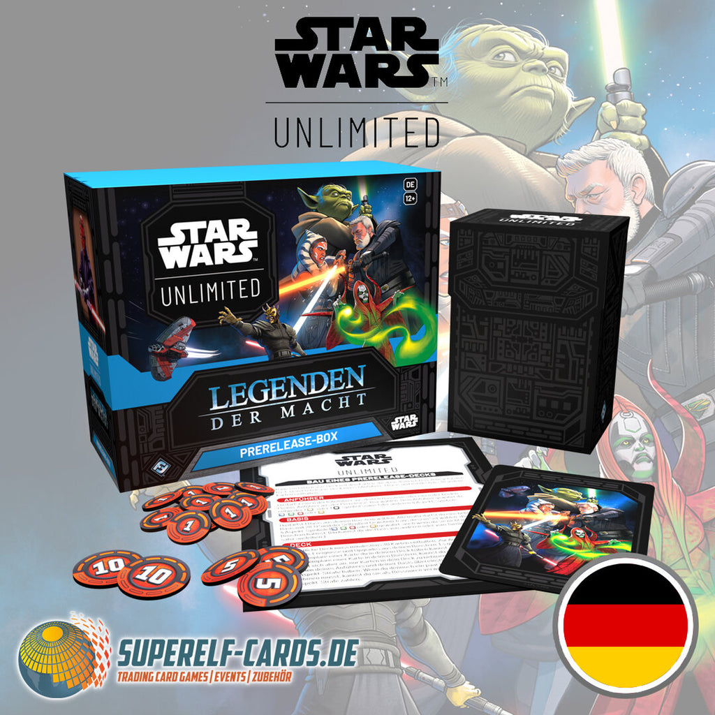 Star Wars: Unlimited - Legenden der Macht / Legends of the Force  - Pre-Release Box DE / EN