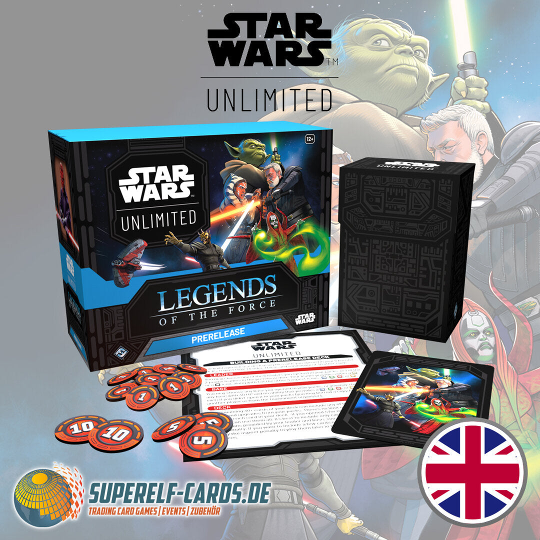 Star Wars: Unlimited - Legenden der Macht / Legends of the Force  - Pre-Release Box DE / EN