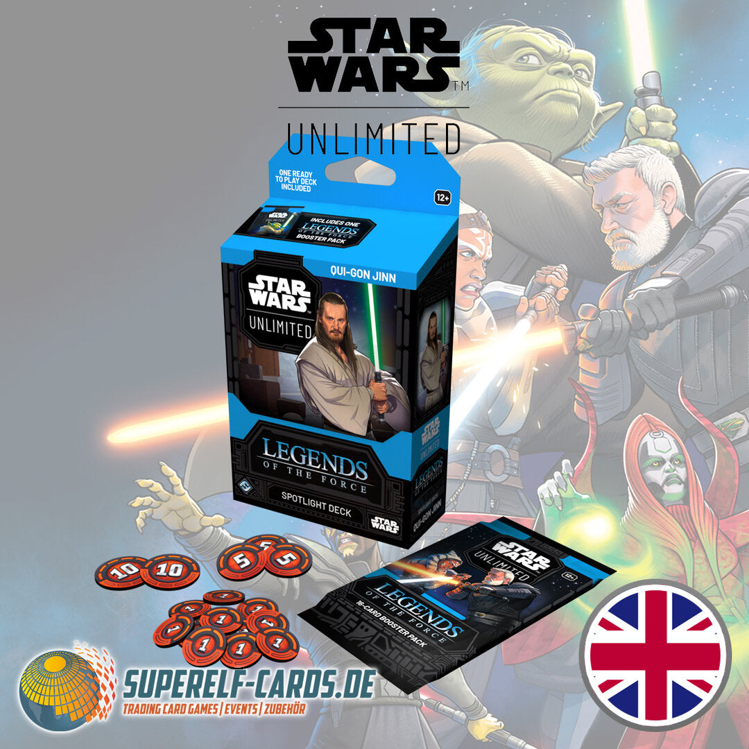 Star Wars: Unlimited - Legenden der Macht / Legends of the Force - Spotlight-Deck: Qui-Gon Jinn DE / EN