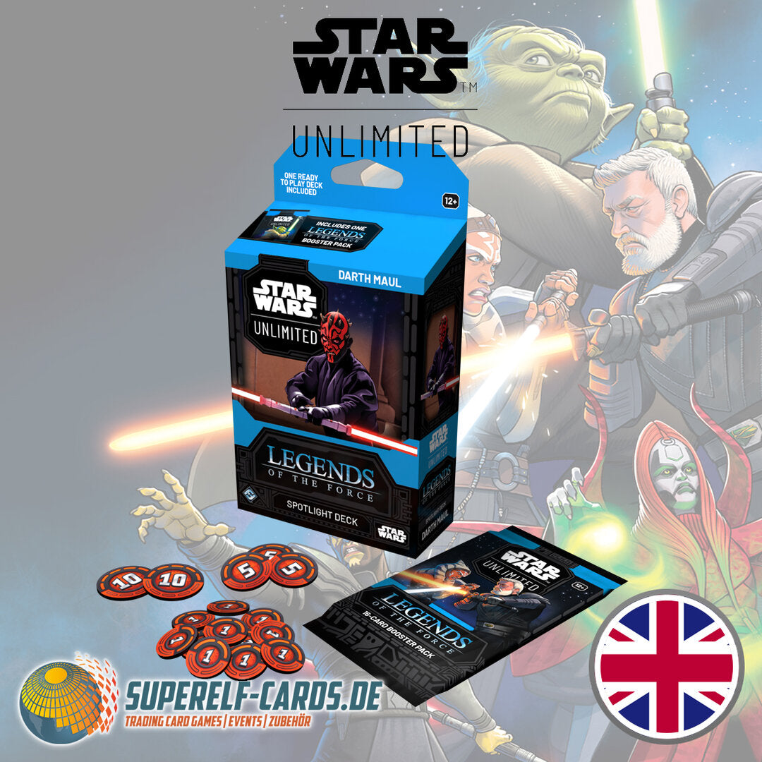 Star Wars: Unlimited - Legenden der Macht / Legends of the Force - Spotlight-Deck: Darth Maul DE / EN