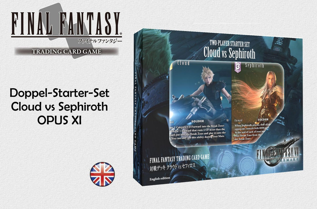 Final Fantasy - 2 Player Starter Versus Deck - Cloud vs Sephiroth OPUS XI  deutsch & englisch