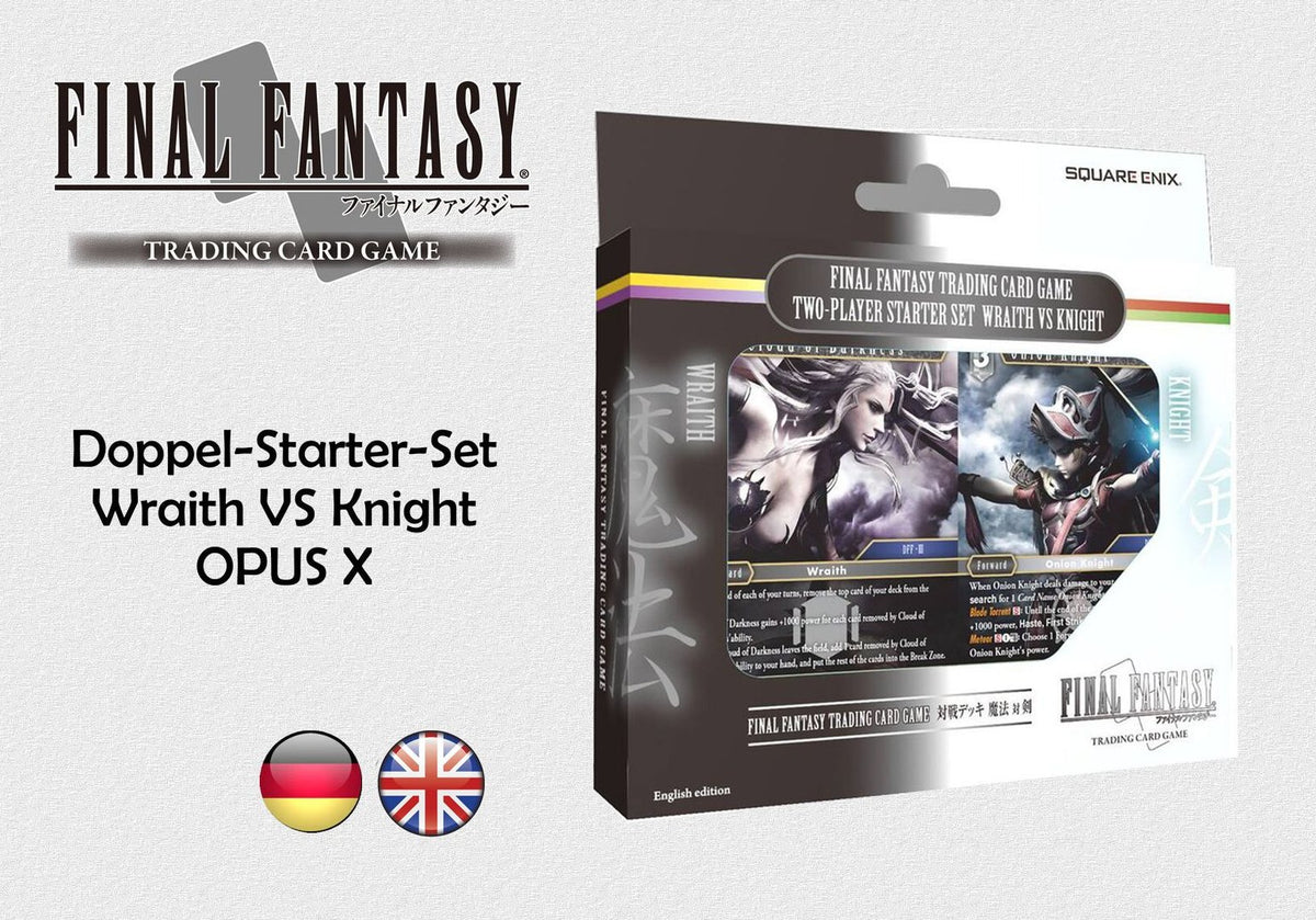 Final Fantasy - 2 Player Starter Versus Deck - Wraith & Knight - OPUS X / 10  deutsch & englisch