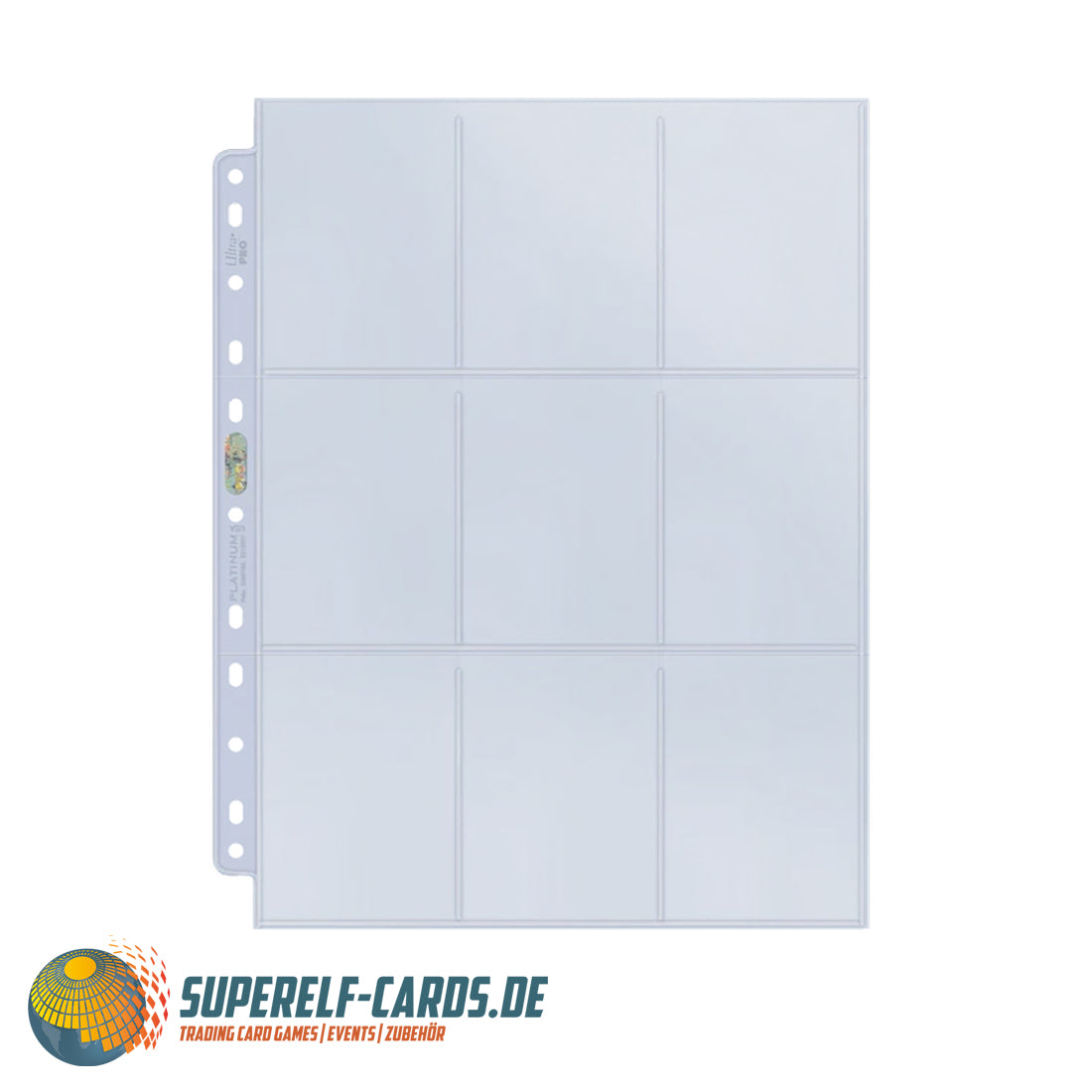 UP - Platinum 9-Pocket Pages (11 Hole) Display - 100 Seiten