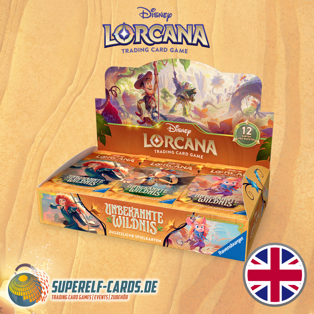 Disney Lorcana - Unbekannte Wildnis - Display DE / EN