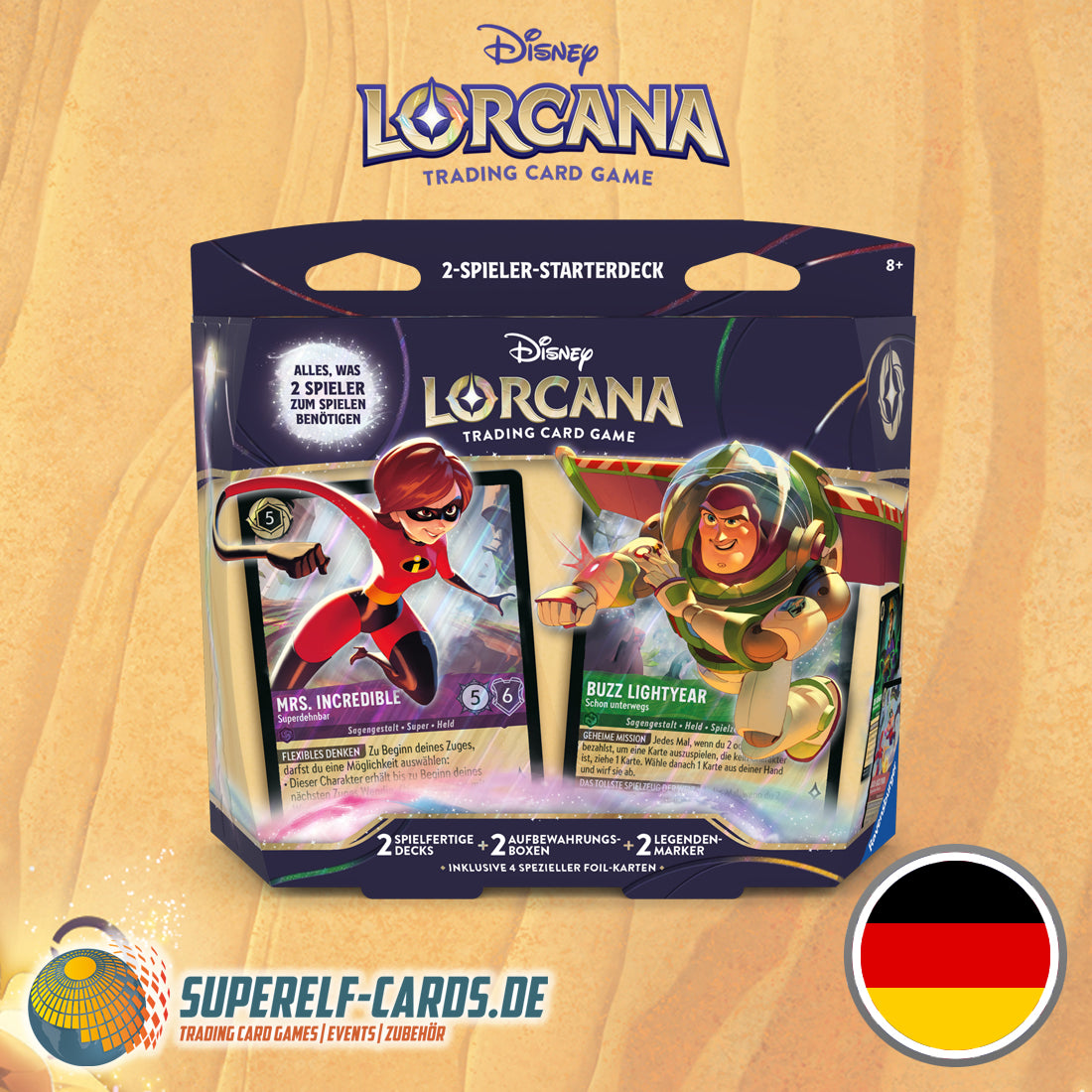 Disney Lorcana - Unbekannte Wildnis - Starter Set für 2 Personen DE / EN