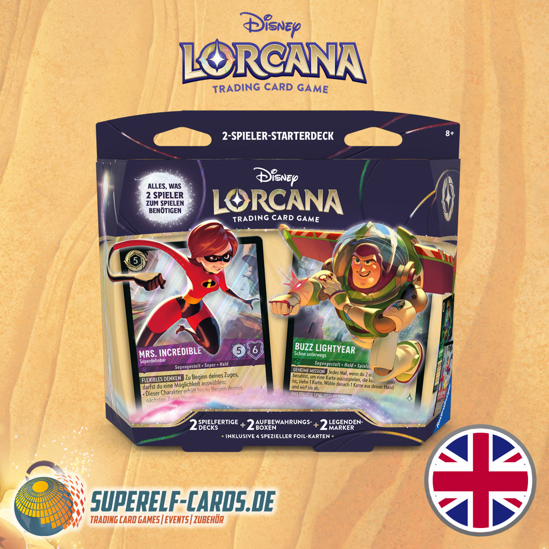 Disney Lorcana - Unbekannte Wildnis - Starter Set für 2 Personen DE / EN