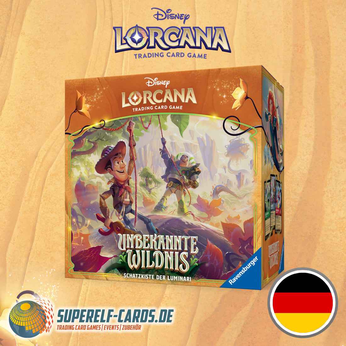 Disney Lorcana - Unbekannte Wildnis - Schatzkiste der Luminari DE / EN