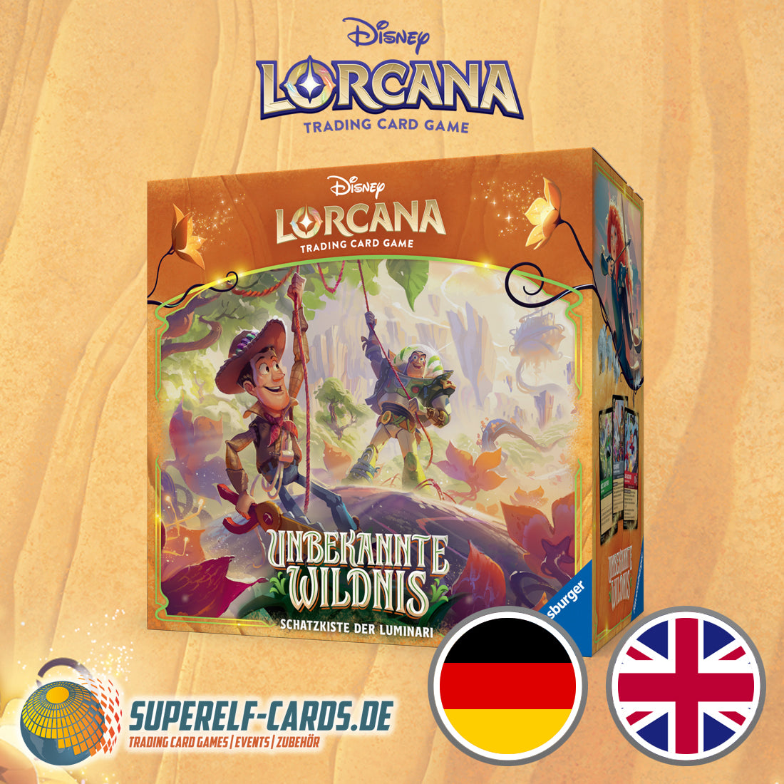 Disney Lorcana - Unbekannte Wildnis - Schatzkiste der Luminari DE / EN