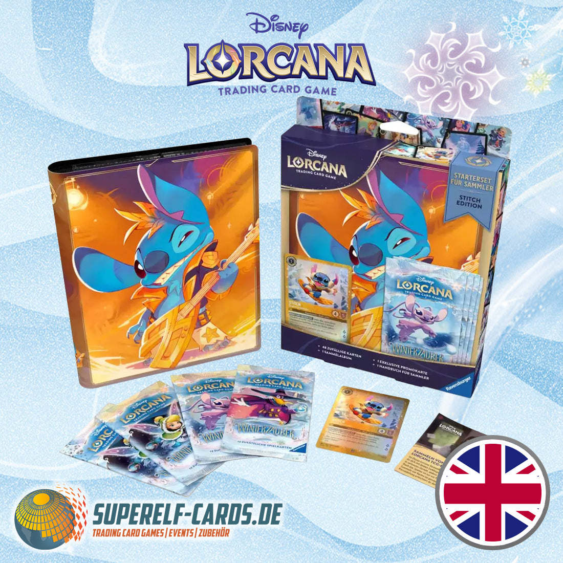 Disney Lorcana - Winterzauber - Starterset für Sammler DE / EN