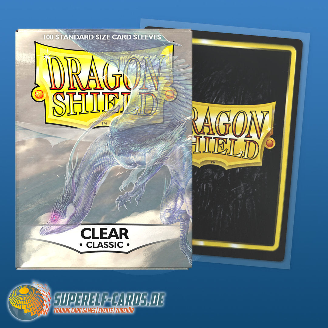 Dragon Shield - Classic Sleeves - Clear - Standardgröße - 100 Stück