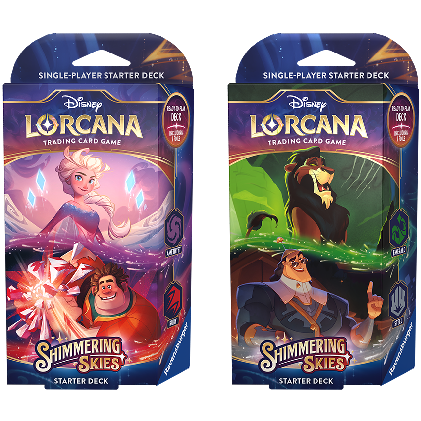 Lorcana - Set 5 - Shimmering Skies - Ruby / Amethyst Starter - EN / DE