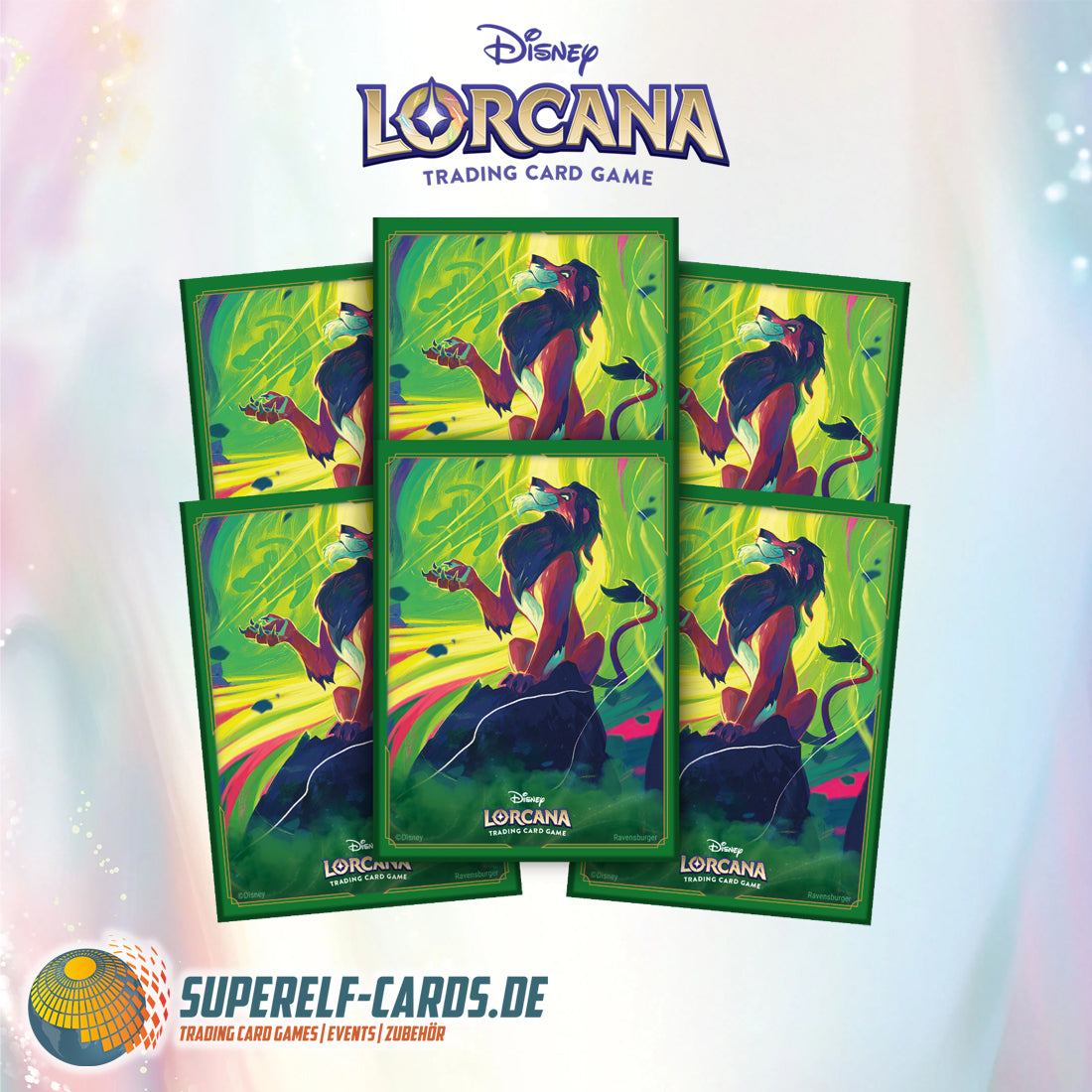 Disney Lorcana - 65 Sleeves - Scar