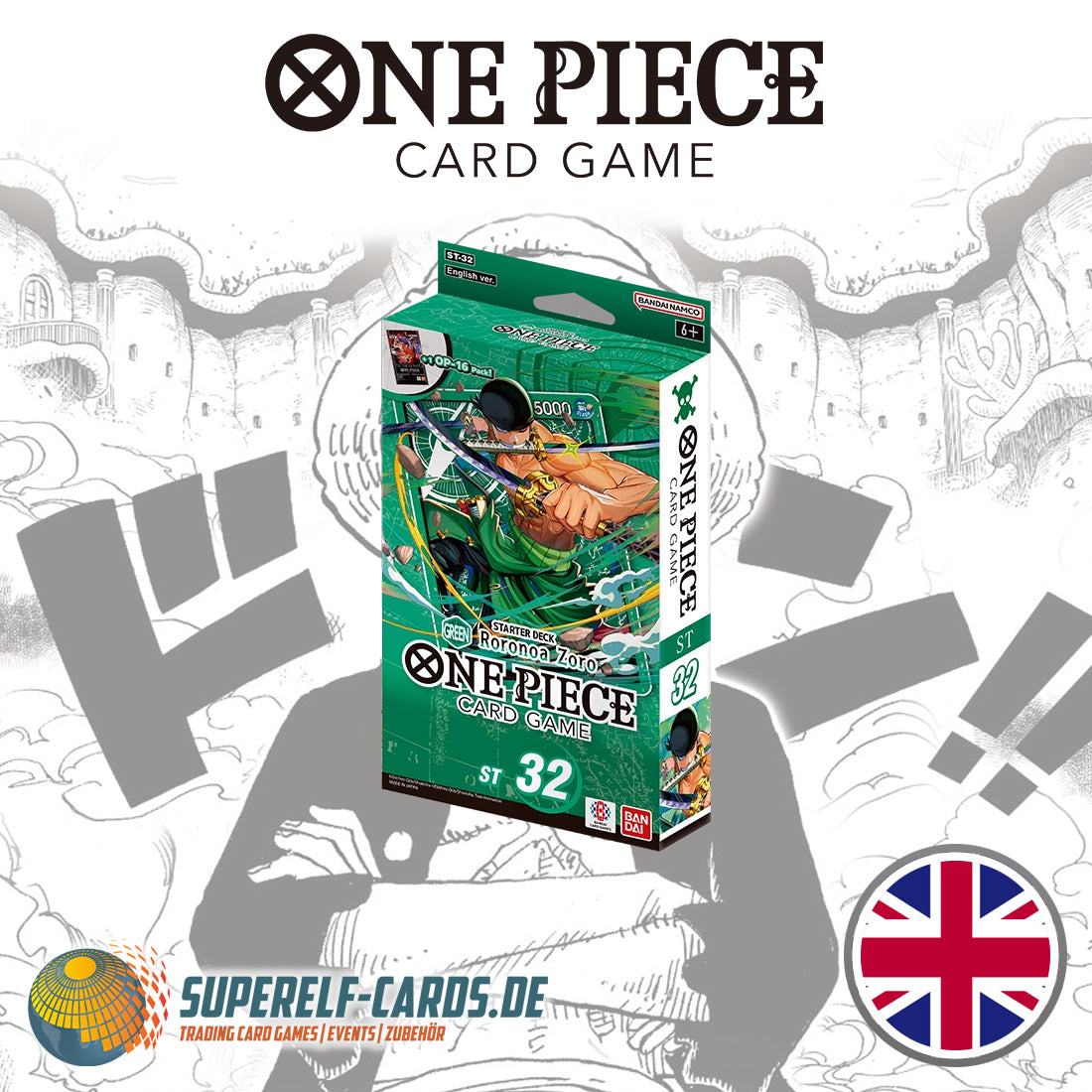 One Piece Card Game - Starter Deck - Roronoa Zoro ST-32 EN