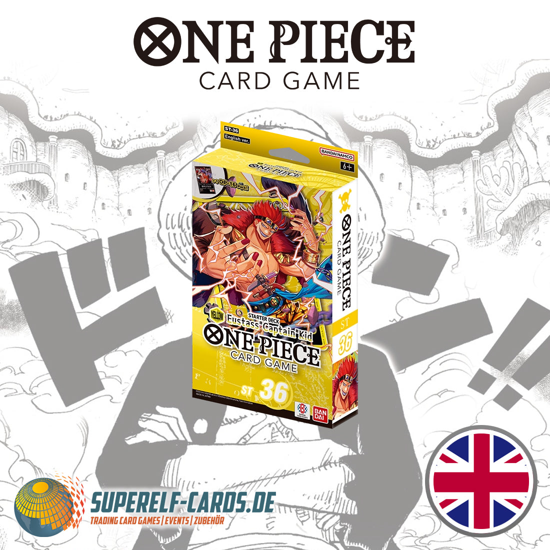 One Piece Card Game - Starter Deck - Eustass "Captain" Kid ST-36 EN