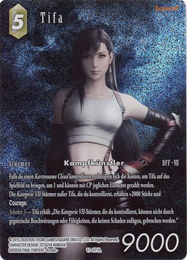 Final Fantasy Opus 11-071 L Tifa Erde