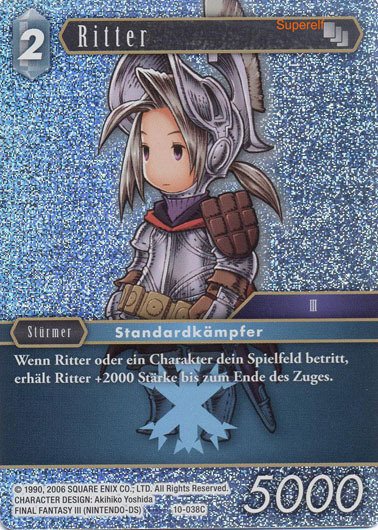 Final Fantasy Opus 10-038 C Ritter Eis