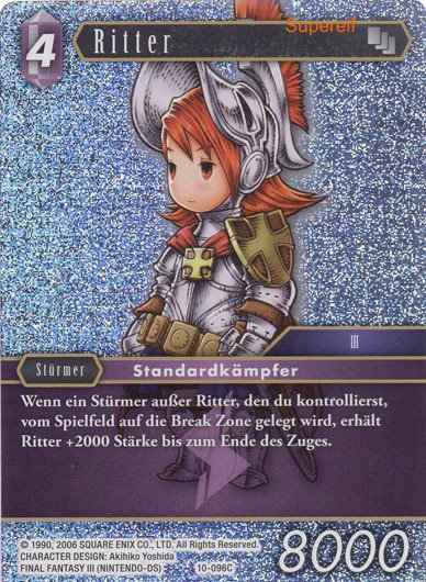 Final Fantasy Opus 10-096 C Ritter Blitz