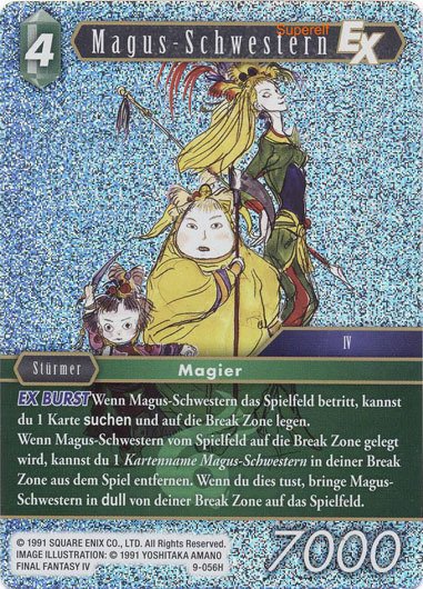 Final Fantasy Opus 9-056 H Magus-Schwestern Wind