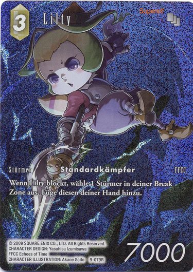 Final Fantasy Opus 9-079 R Lilty Erde