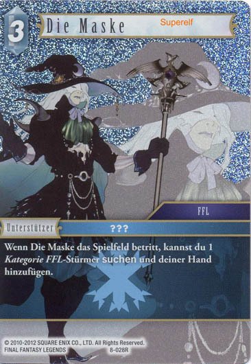 Final Fantasy Opus 8-028 R Die Maske Eis