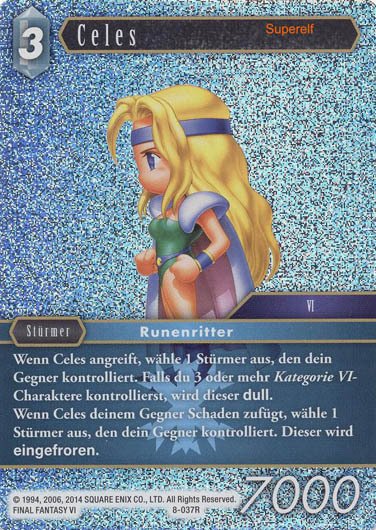 Final Fantasy Opus 8-037 R Celes Eis