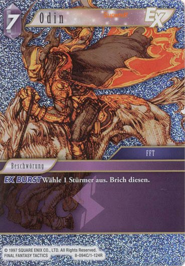 Final Fantasy Opus 8-094 C Odin Blitz