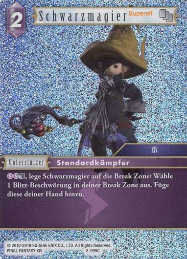 Final Fantasy Opus 8-095 C Schwarzmagier Blitz
