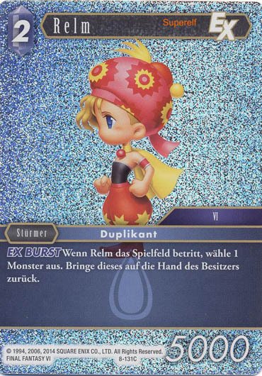 Final Fantasy Opus 8-131 C Relm Wasser