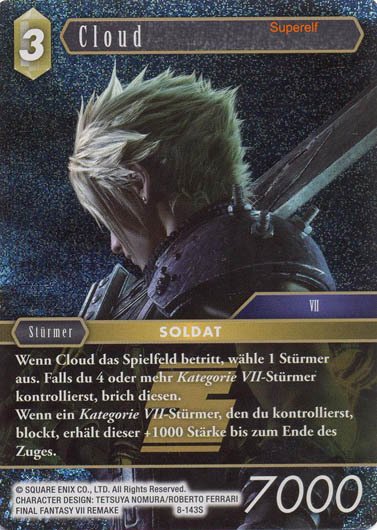 Final Fantasy Opus 8-143 S Cloud Erde