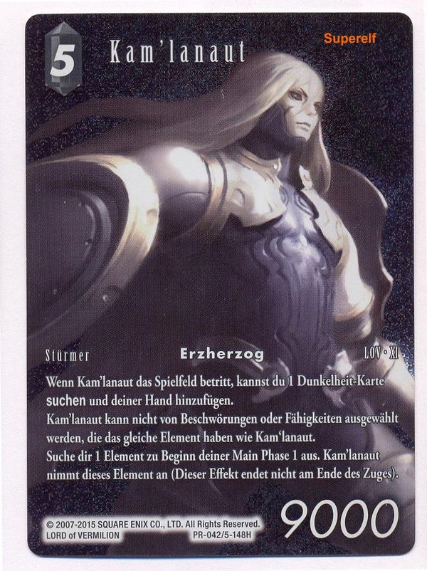 Final Fantasy Promokarte Opus 5-148H / PR-042 Kam`lanaut