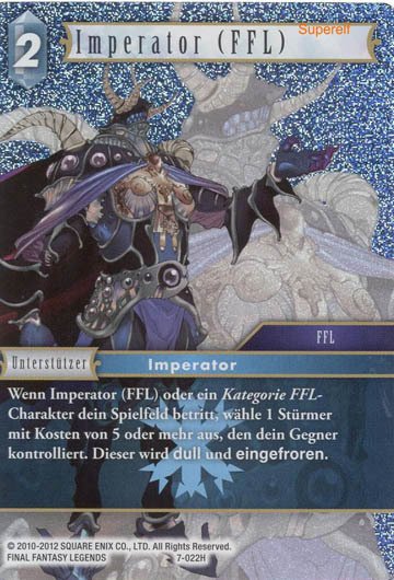 Final Fantasy Opus 7-022 H Imperator (FFL) Eis