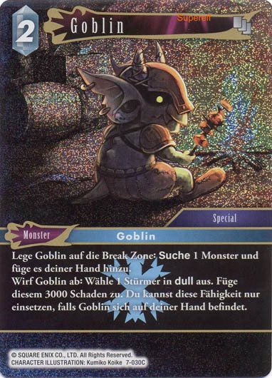 Final Fantasy Opus 7-030 C Goblin Eis