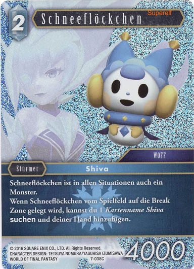 Final Fantasy Opus 7-038 C Schneeflöckchen Eis