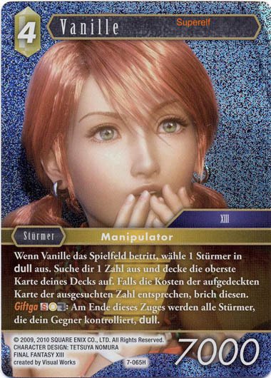 Final Fantasy Opus 7-065 H Vanille Erde