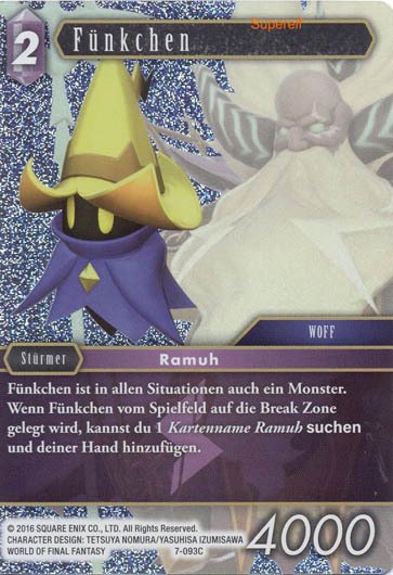 Final Fantasy Opus 7-093 C Fünkchen Blitz