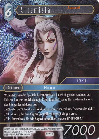 Final Fantasy Opus 7-133 S Artemisia Eis