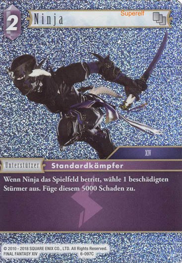 Final Fantasy Opus 6-097 C Ninja Blitz