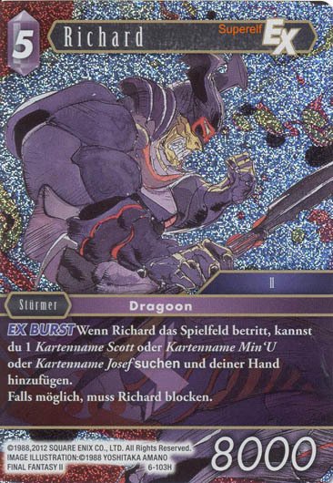 Final Fantasy Opus 6-103 H Richard Blitz