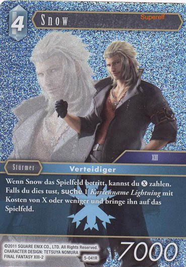 Final Fantasy Opus 5-041 R Snow Blitz