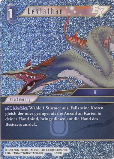 Final Fantasy Opus 5-139 C Leviathan Wasser