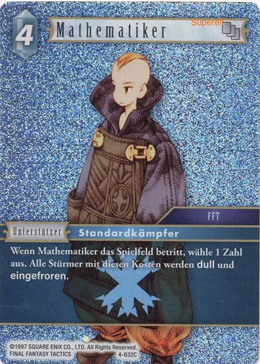 Final Fantasy Opus 4-032 C Mathematiker Eis