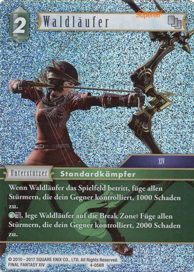 Final Fantasy Opus 4-056 R Waldläufer Wind