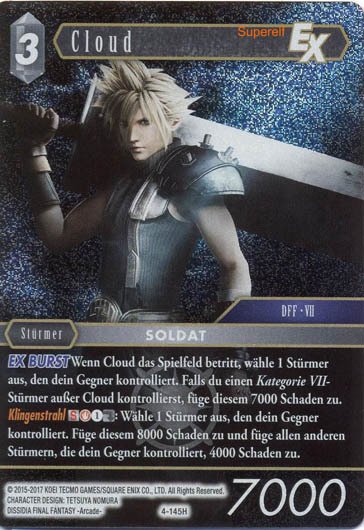Final Fantasy Opus 4-145 H Cloud Licht
