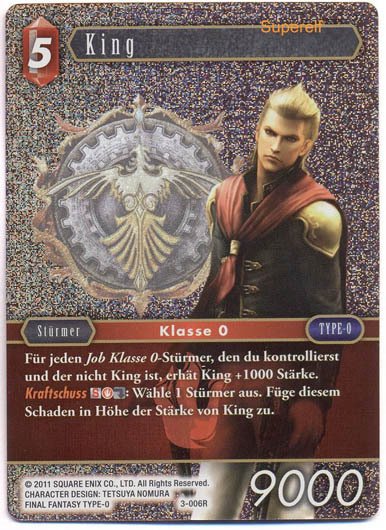 Final Fantasy Opus 3-006 R King Feuer