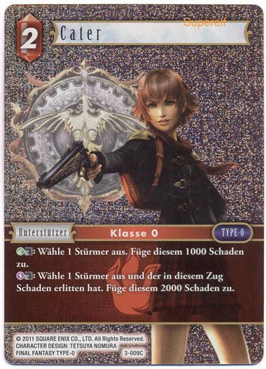 Final Fantasy Opus 3-009 C Cater Feuer