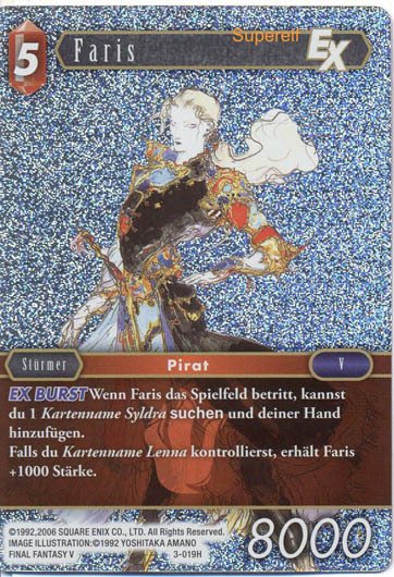 Final Fantasy Opus 3-019 H Faris Feuer